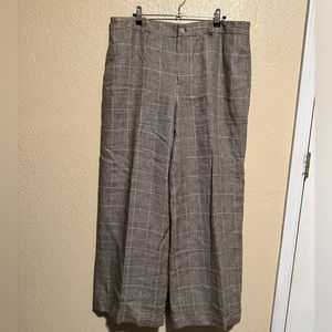 Lauren Ralph Lauren Wide Leg Linen Pants Size 14‎